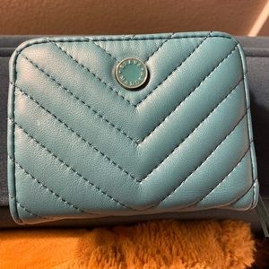 Steve Madden teal wallet GUC